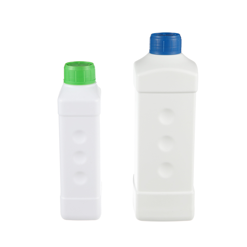 Bottiglia chimica vuota in plastica HDPE